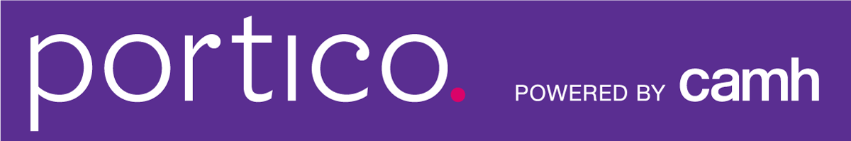 Portico—powered by CAMH banner